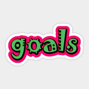 Goals Sticker